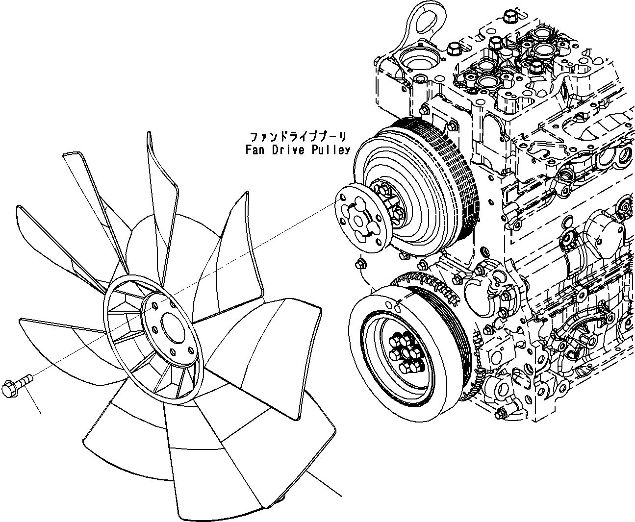 Вентилятор 600-625-7620 KOMATSU