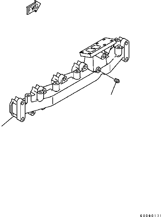 Пробка CU3965437 KOMATSU