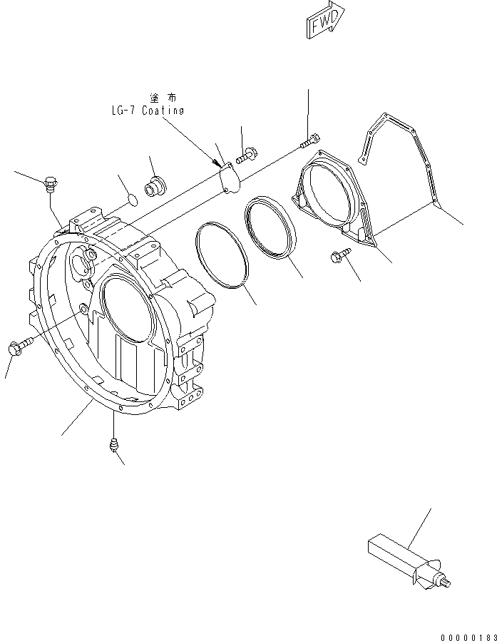 Пробка 02721-00813 KOMATSU