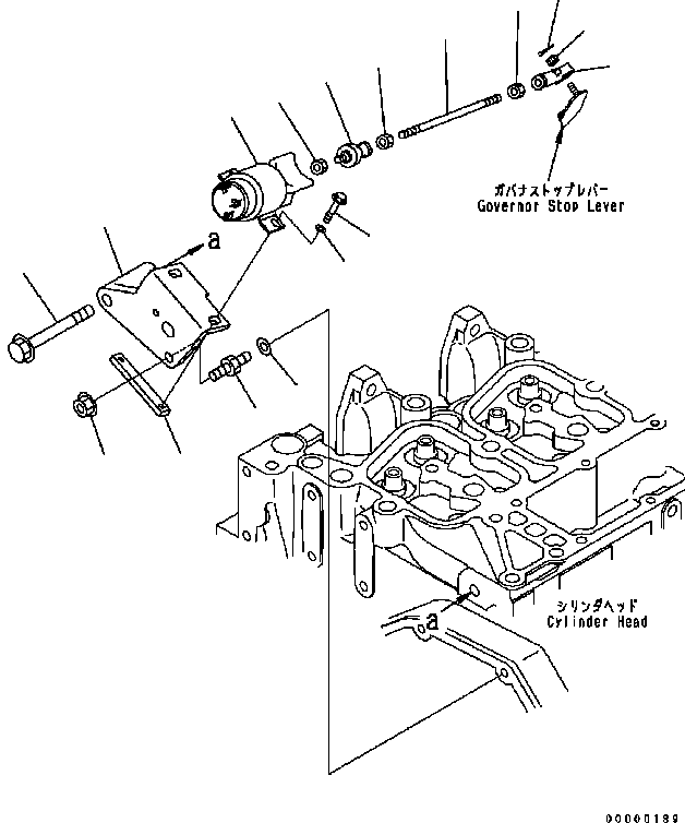 гайка 01590-30607 KOMATSU