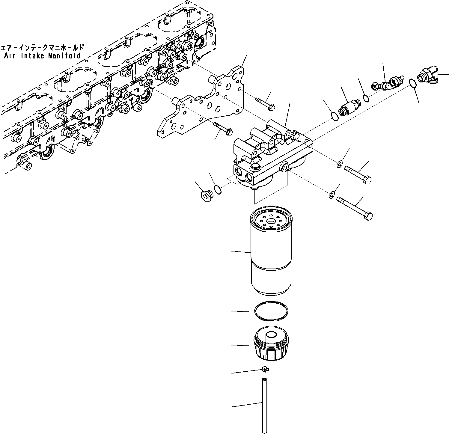 Трубка 07270-40811 KOMATSU