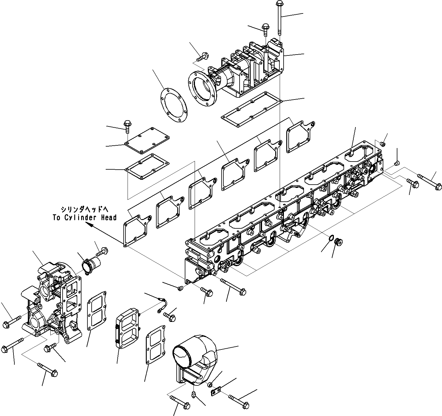 Болт 01436-01040 KOMATSU