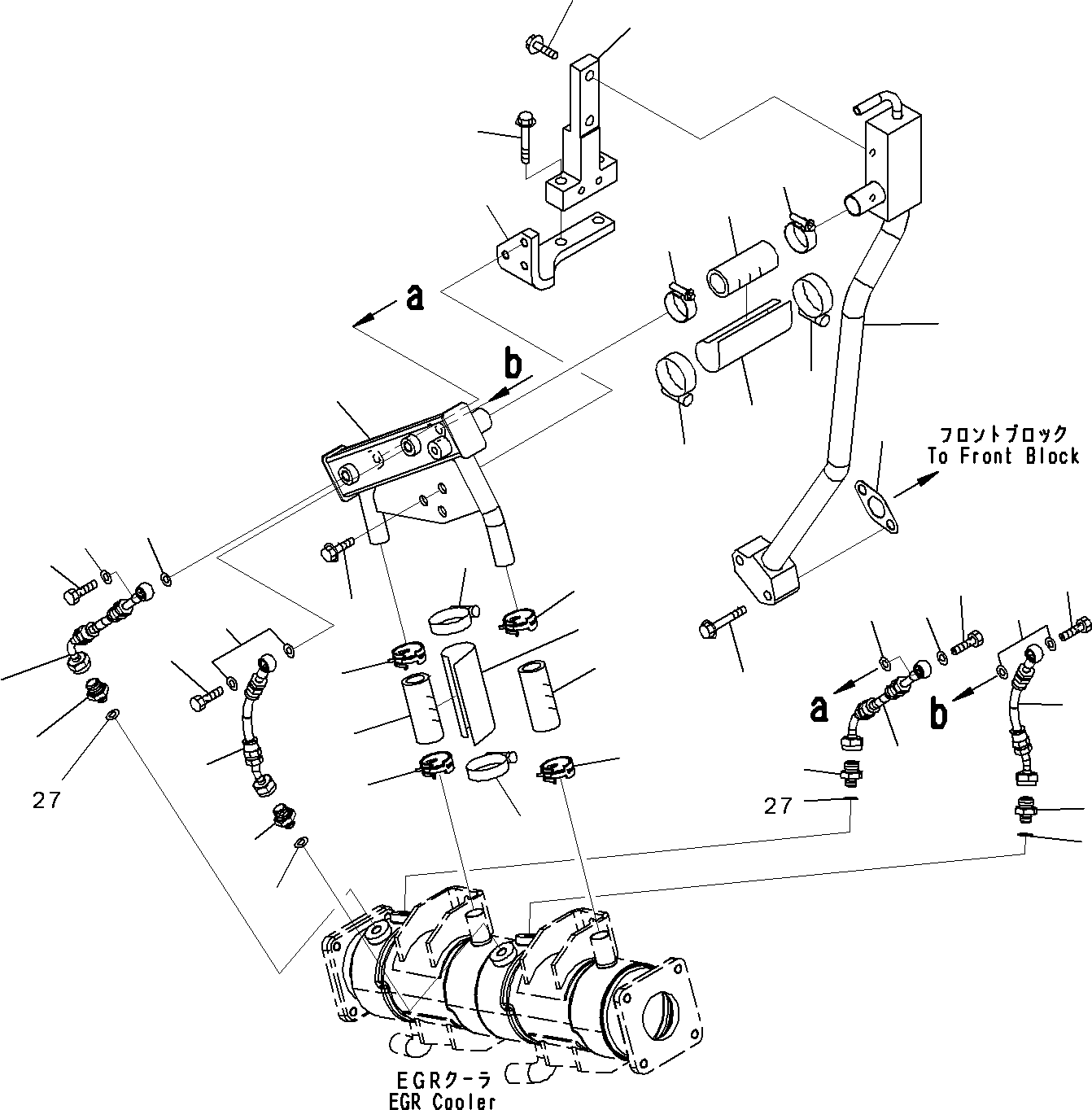 Хомут 07281-00489 KOMATSU