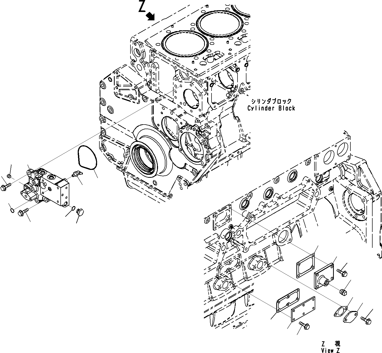 пробка 07042-A0415 KOMATSU