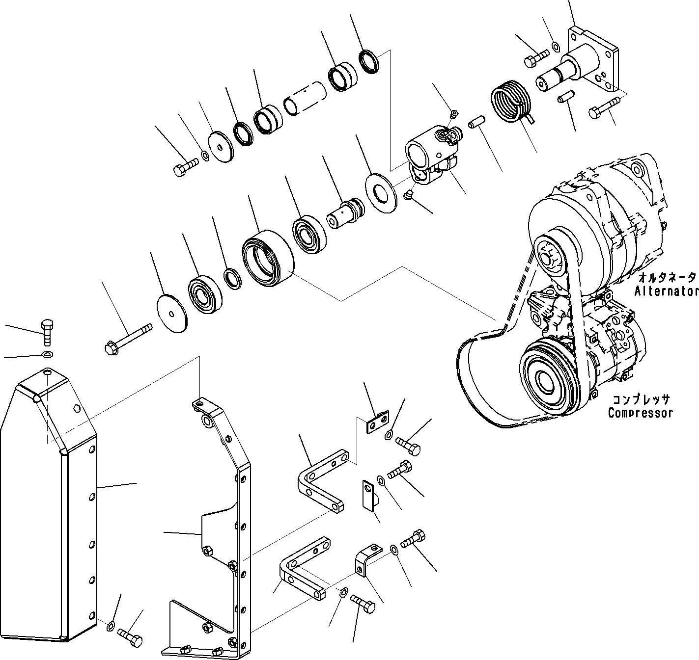 Подшипник 06301-06306 KOMATSU