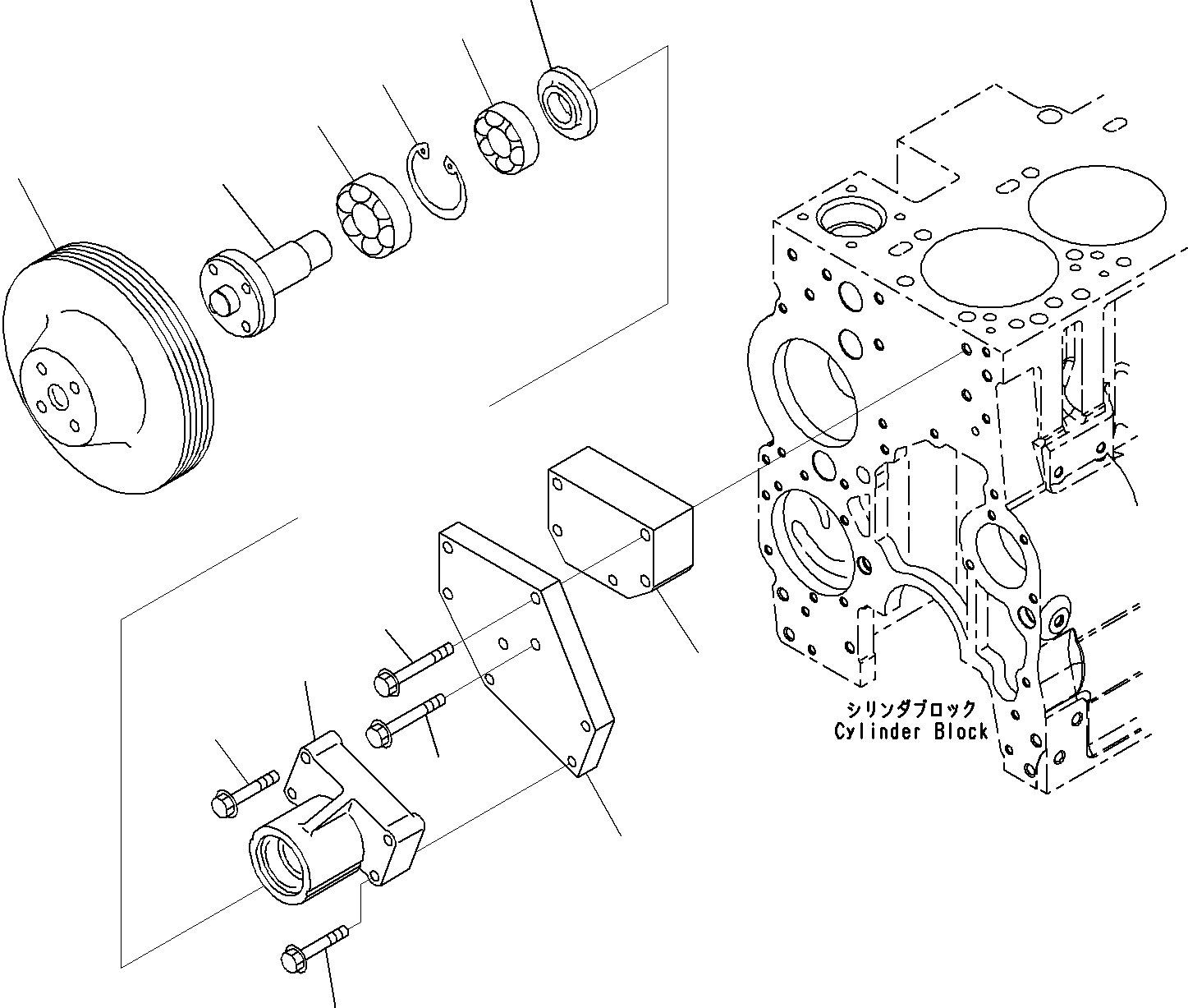 Шарикоподшипник 6743-61-3530 KOMATSU
