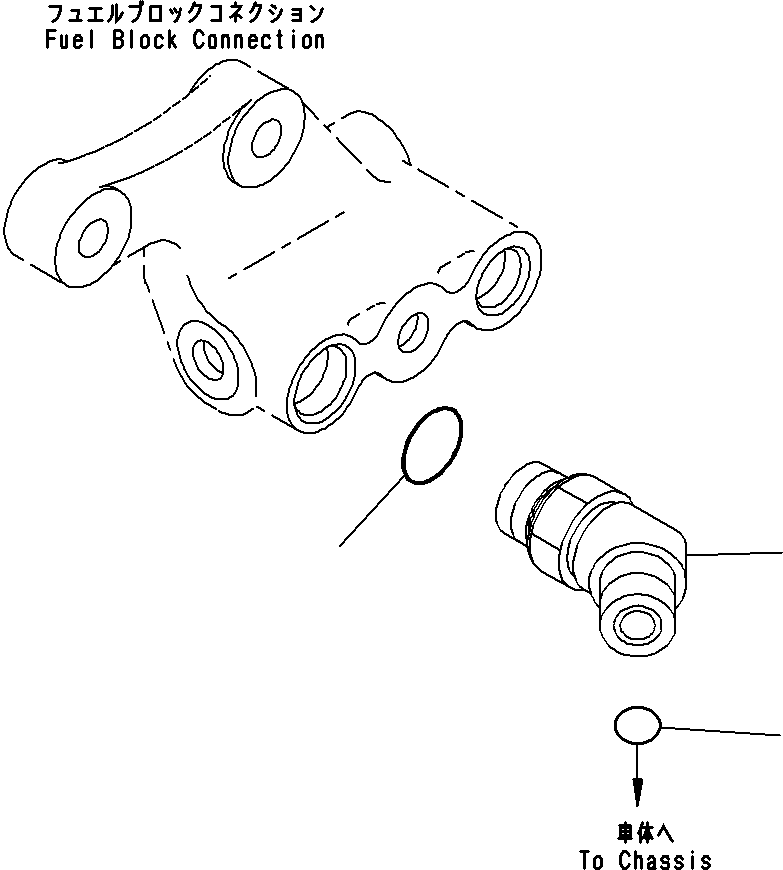 Угольник 6745-71-5170 KOMATSU