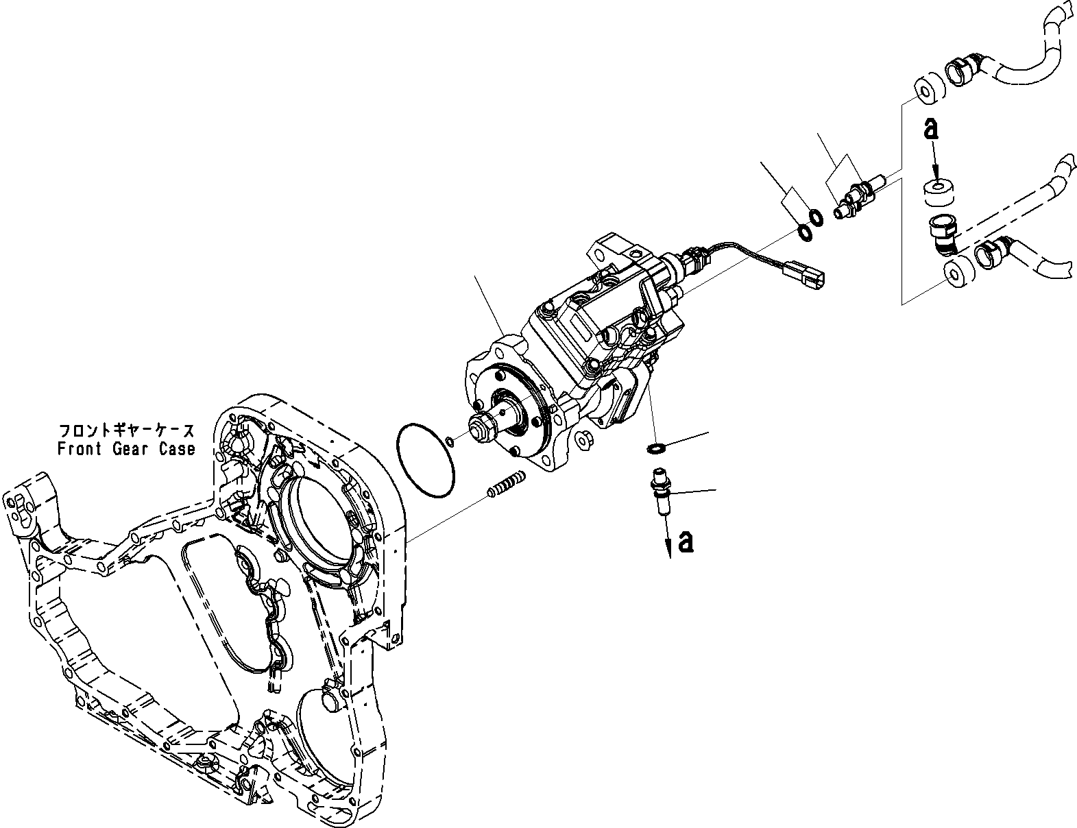 Pump Assembly, Fuel 6745-71-1110 KOMATSU