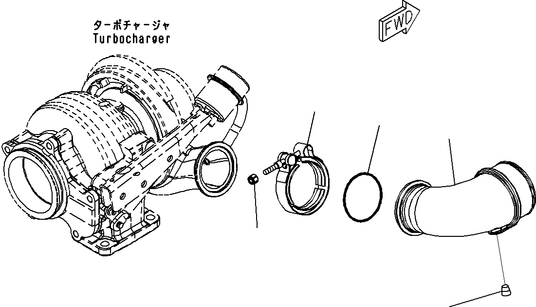 Пробка 124-01-01H1 KOMATSU