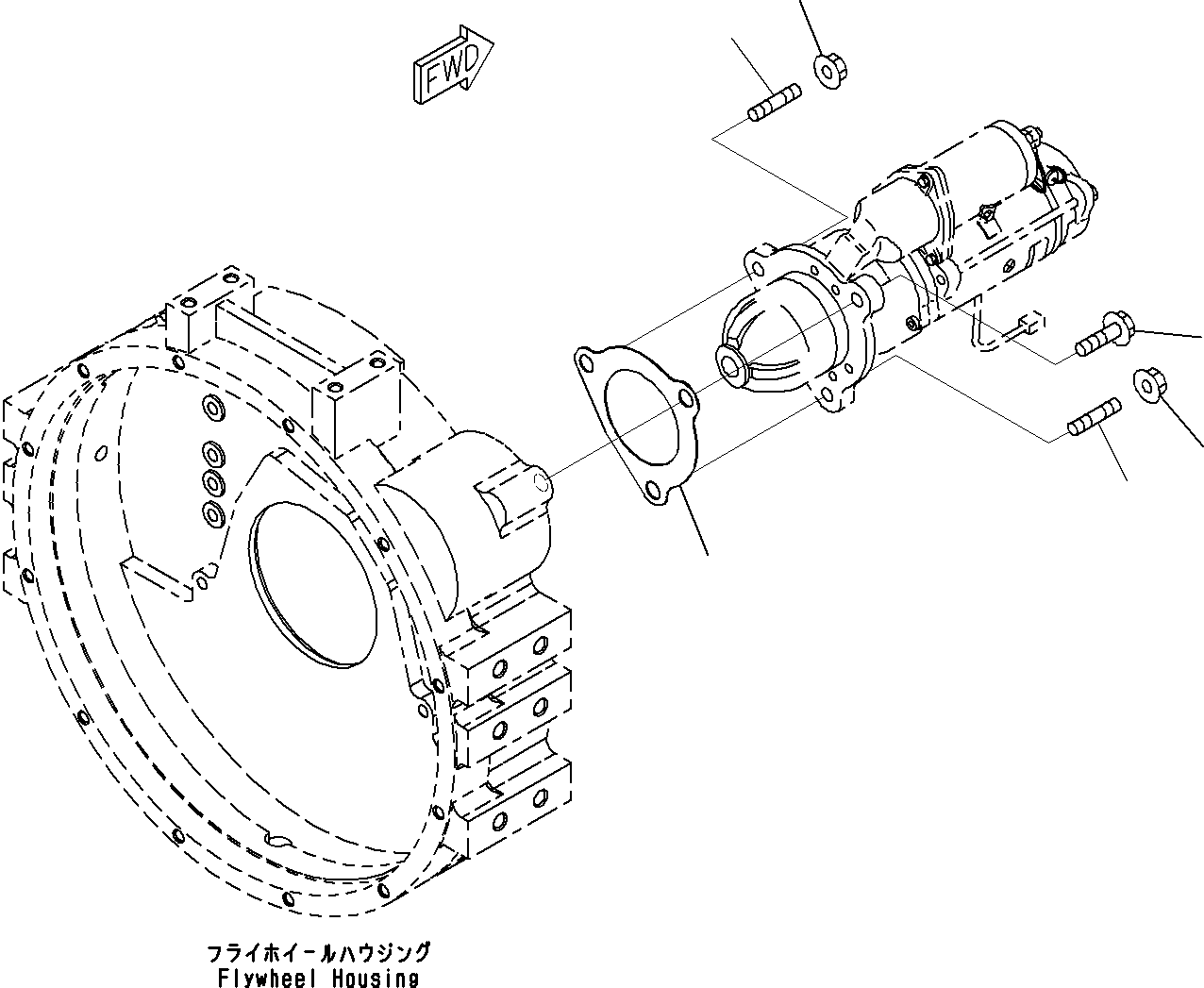 Болт 01435-01240 KOMATSU