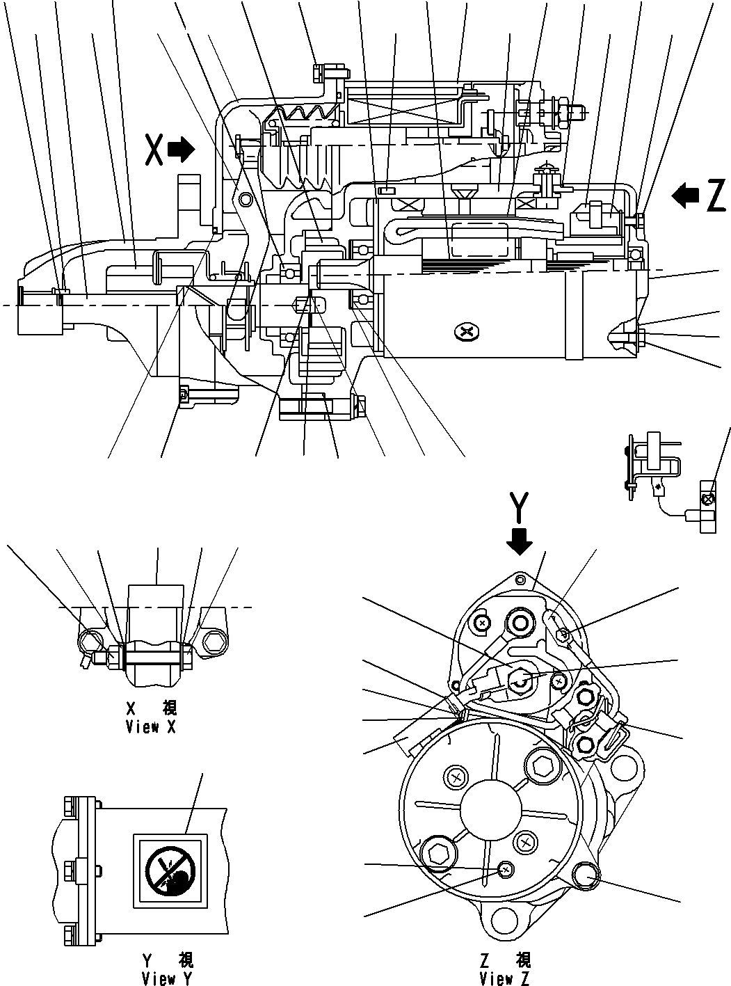 CENTER BRACKET A. KD0-23600-0410 KOMATSU