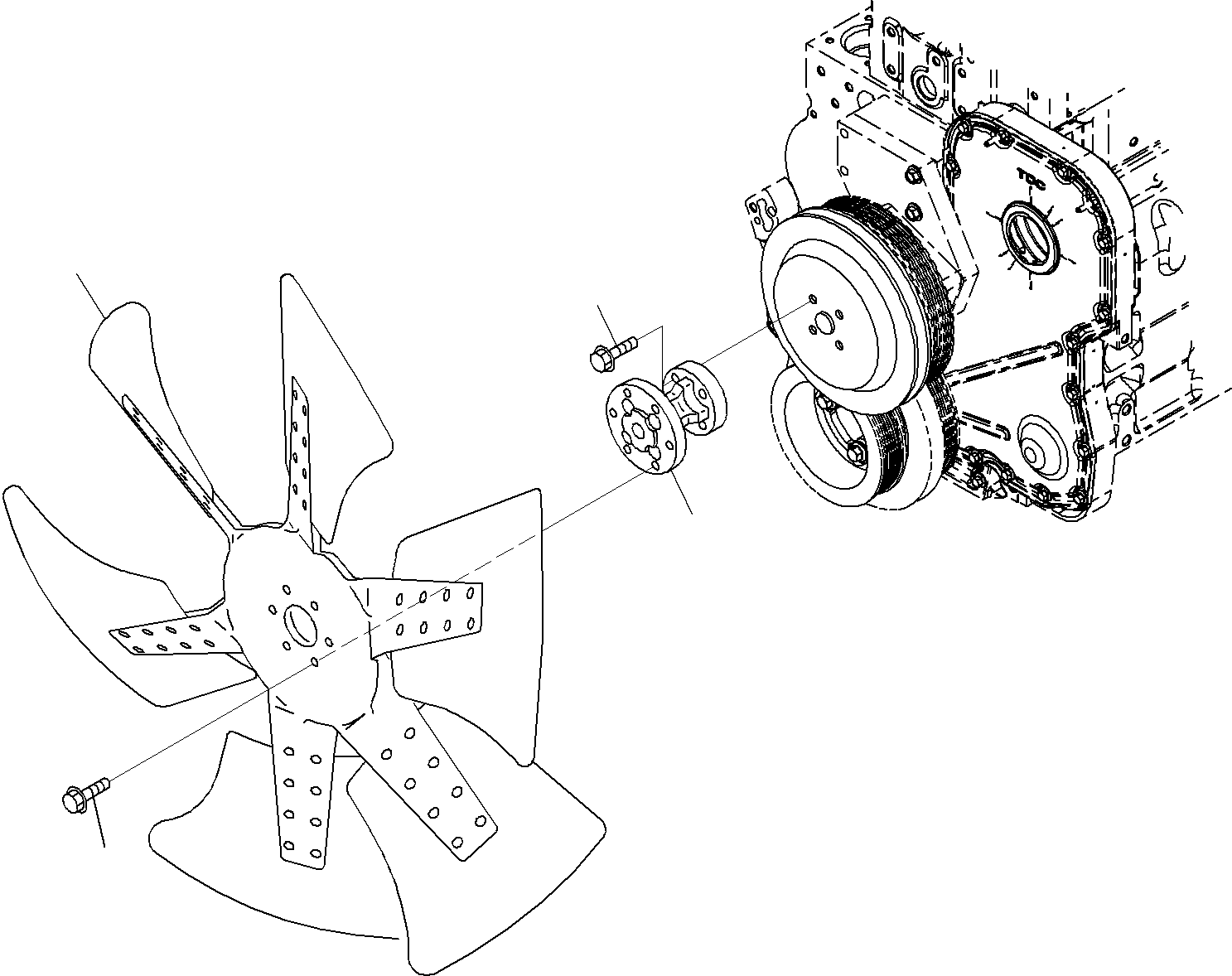 Fan, Cooling 600-635-7870 KOMATSU