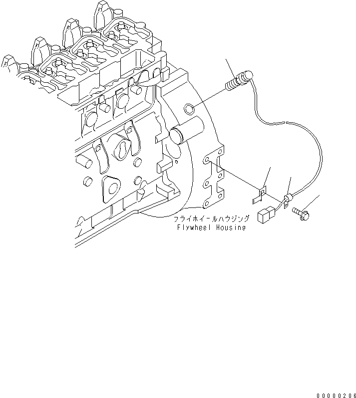 SENSOR,REVOLUTION 7861-92-2310 KOMATSU