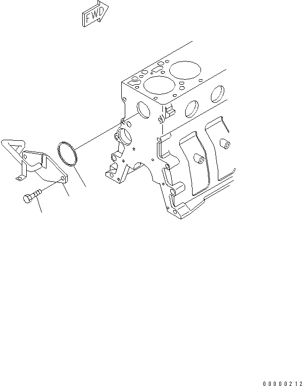 Уплотнение 6735-61-6140 KOMATSU