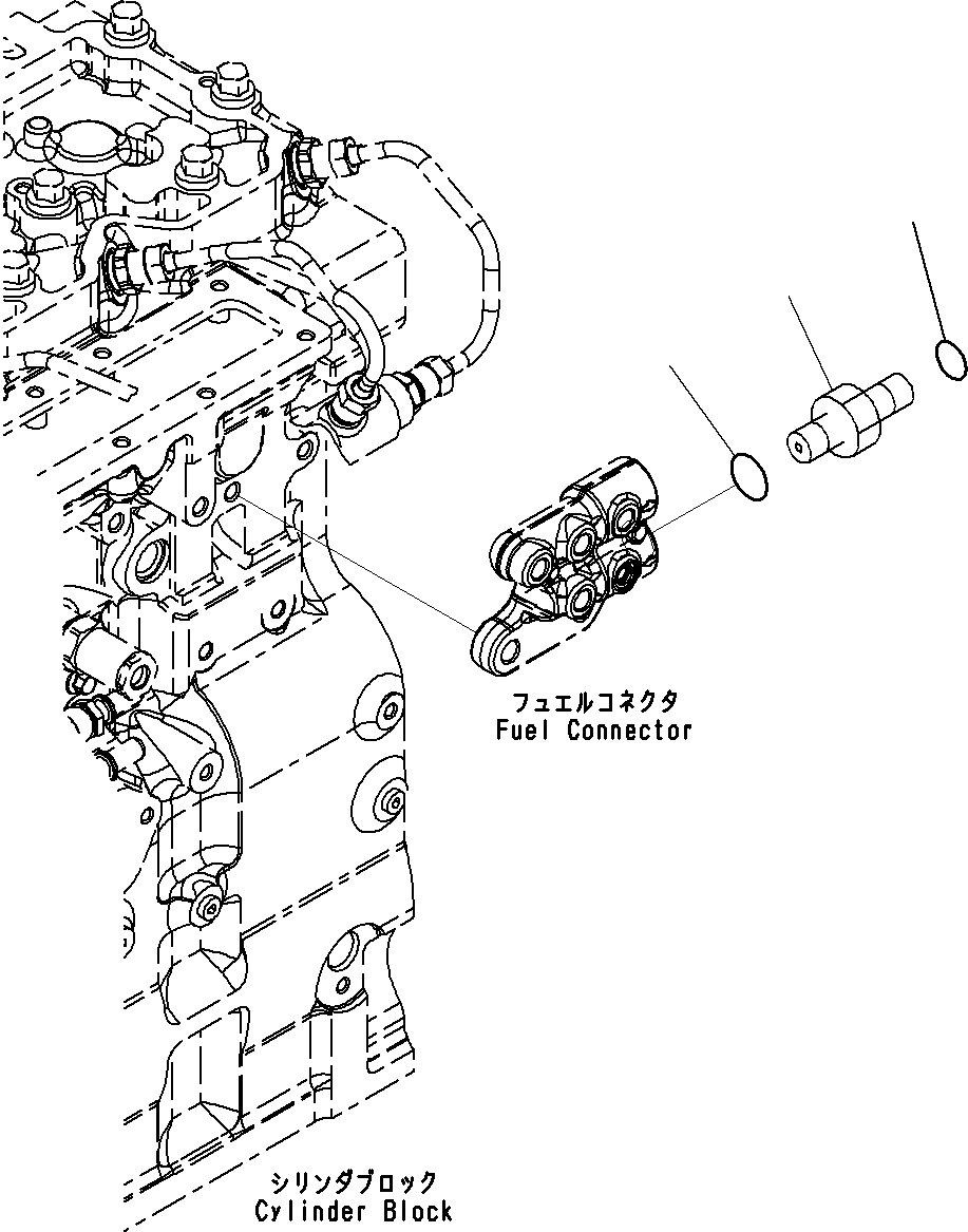 Соединительный штуцер 6745-71-5630 KOMATSU
