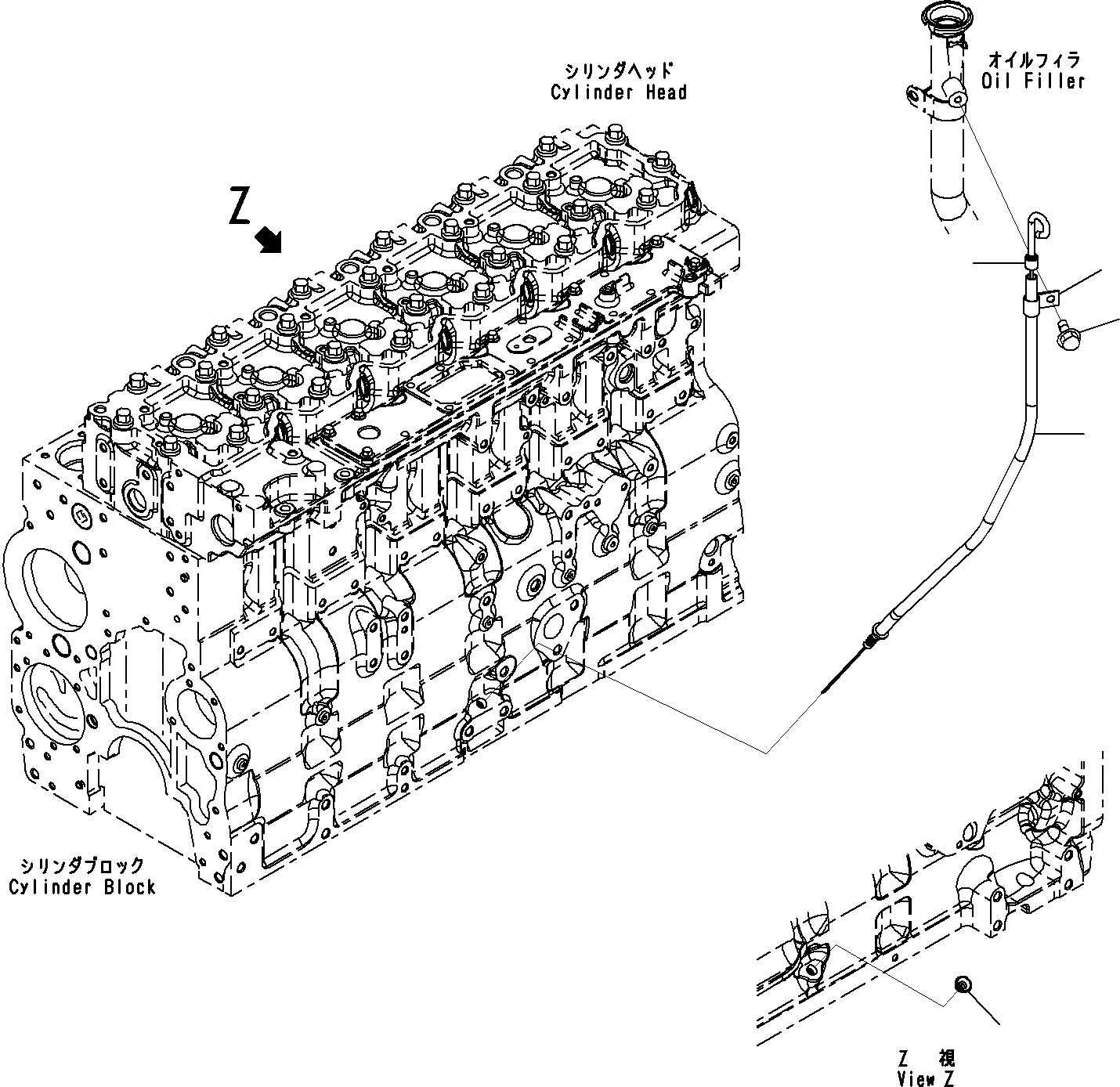 Трубка 6731-22-5410 KOMATSU