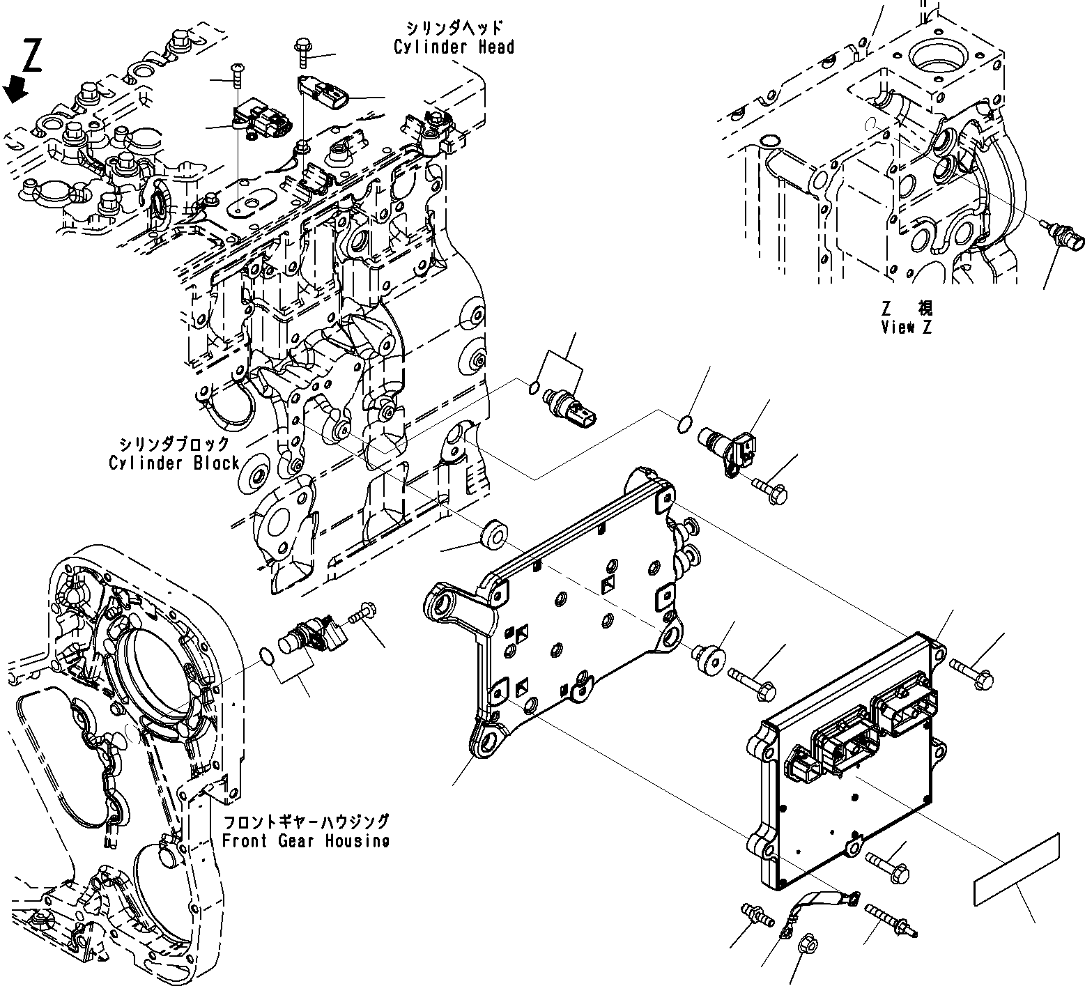 Провод 6745-81-9570 KOMATSU