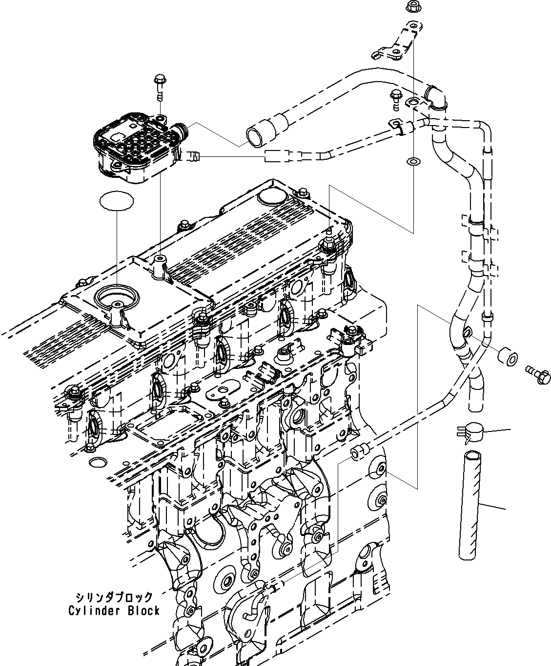 Шланг 07286-01918 KOMATSU