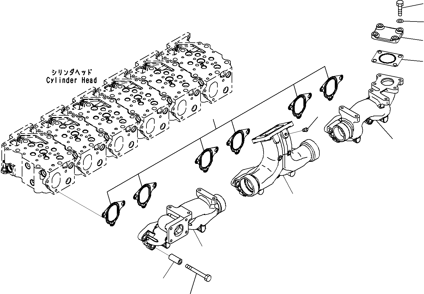 MANIFOLD, CENTER 6251-11-5140 KOMATSU