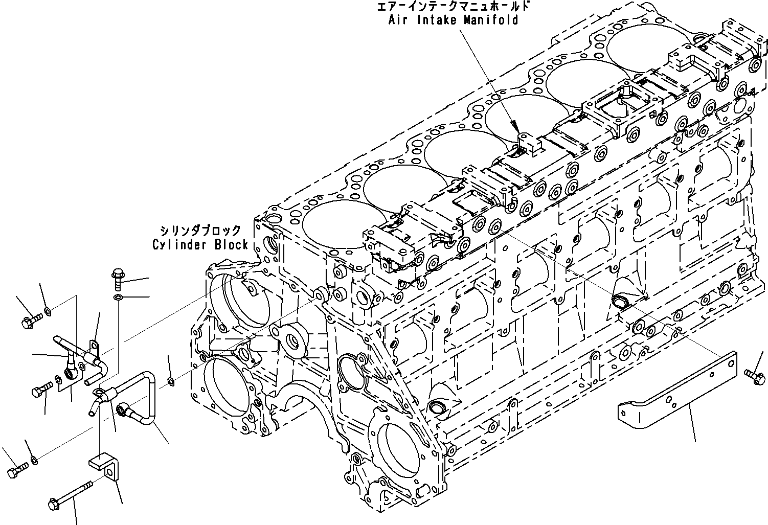 Кронштейн 6222-83-6620 KOMATSU