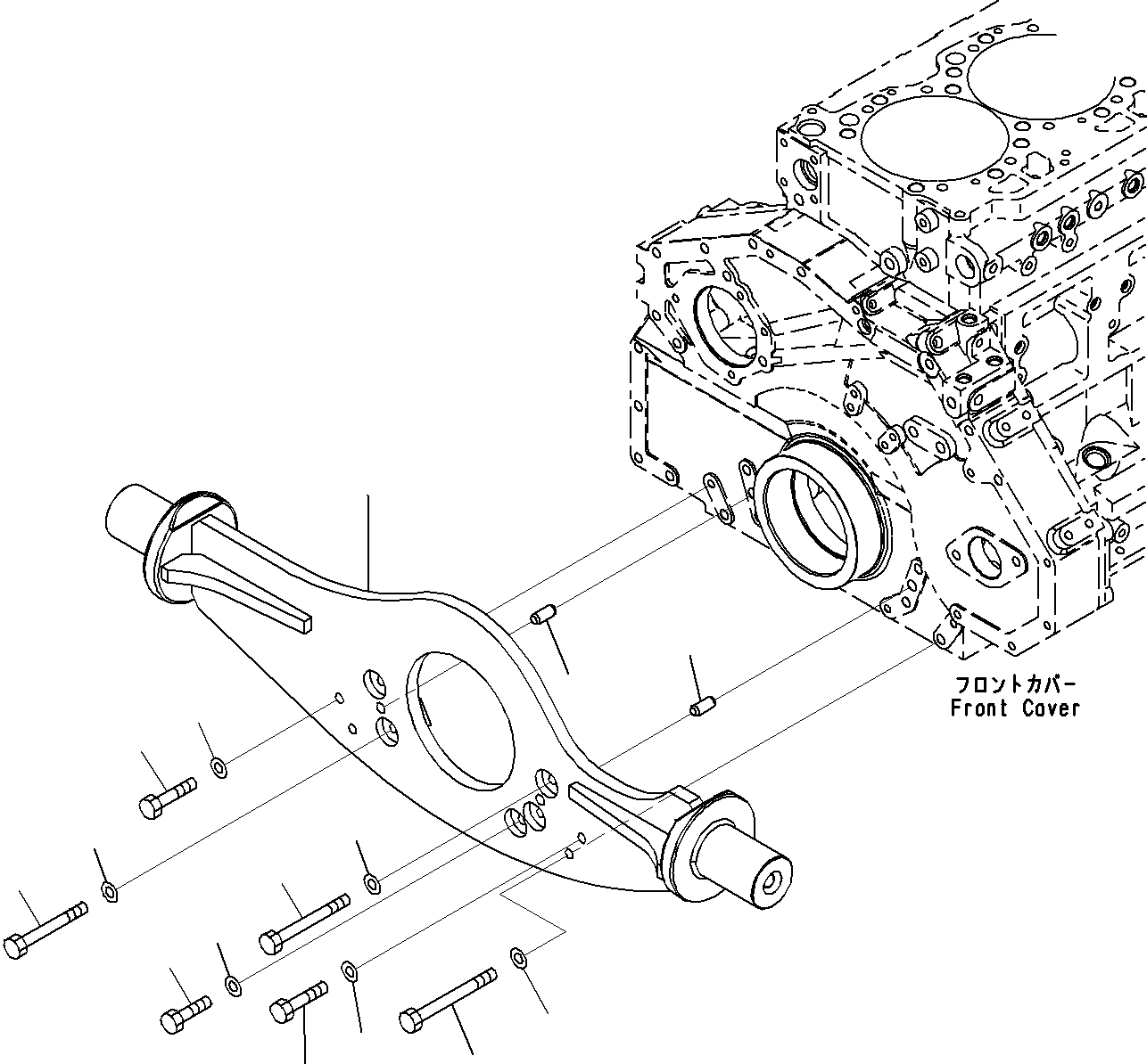 Support, Front 154-01-72110 KOMATSU