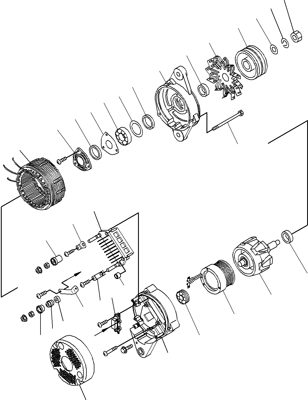 Задний кронштейн KD0-35710-1010 KOMATSU