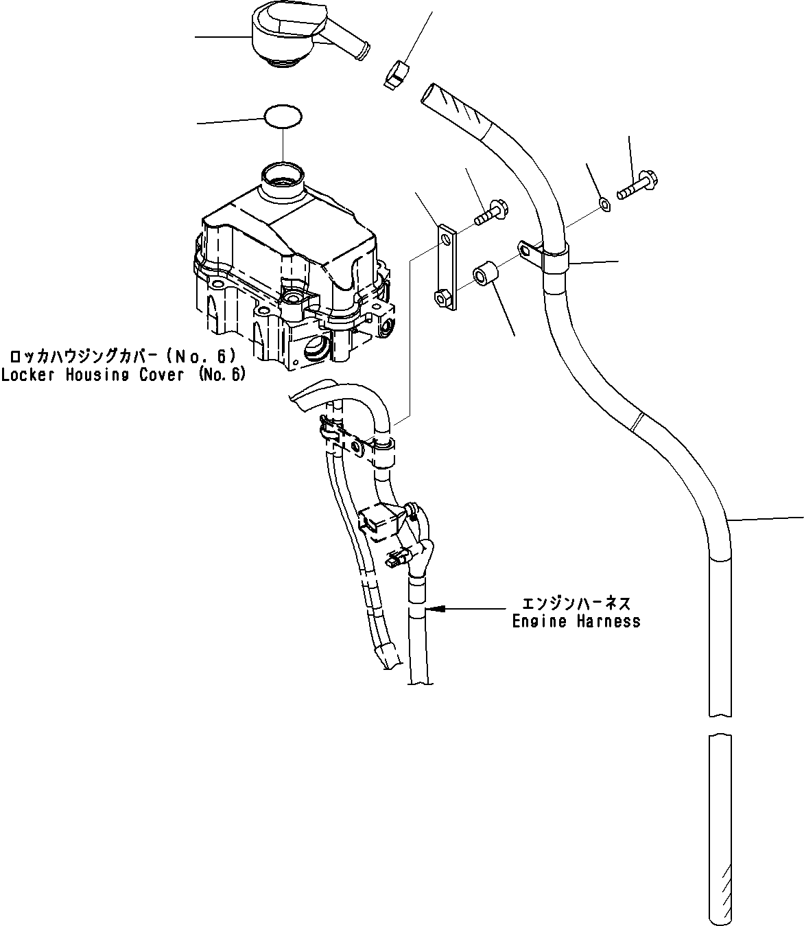 Шланг 07287-01912 KOMATSU