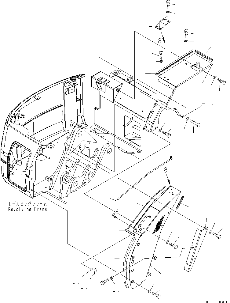 болт 01010-71025 KOMATSU