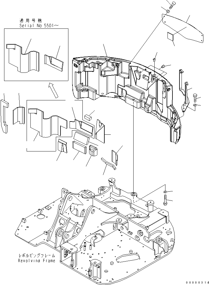 Колпачок 22F-46-11240 KOMATSU