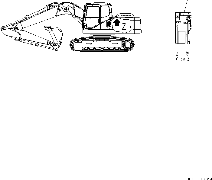 Табличка безопасности 41E-93-11670 KOMATSU