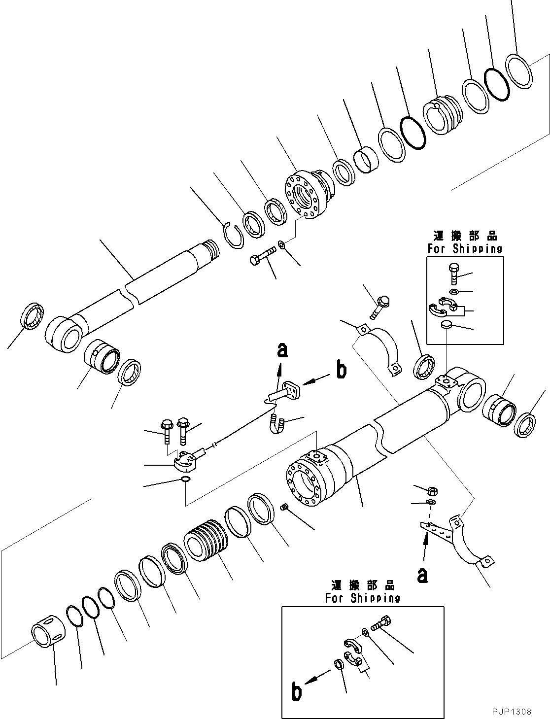 Трубка правая 707-86-66430 KOMATSU