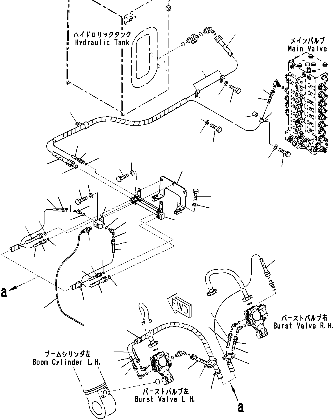 Шланг с торцевым уплотнением 02777-002A6 KOMATSU