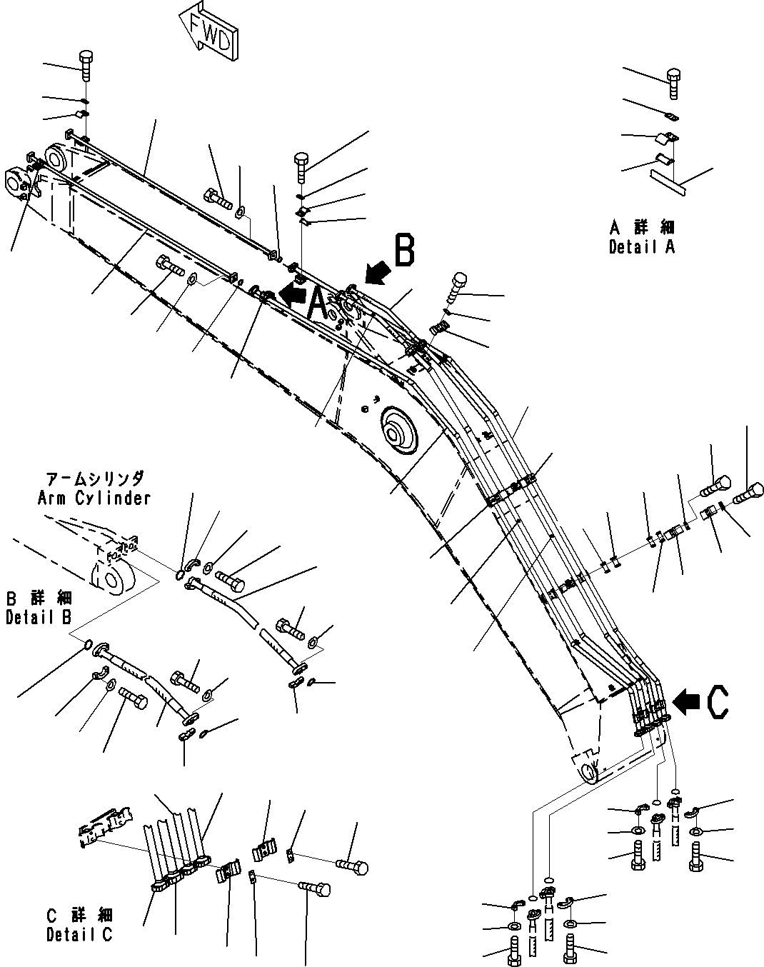 Шланг 20Y-62-13560 KOMATSU