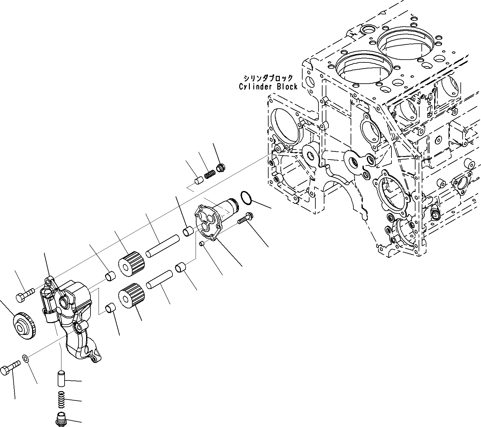 Oil Pump Assembly 6261-51-2000 KOMATSU
