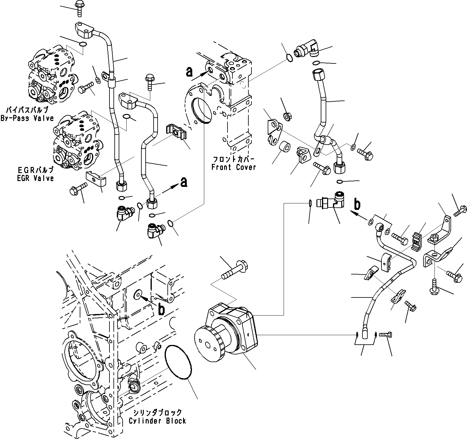 Угольник 02782-1042A KOMATSU