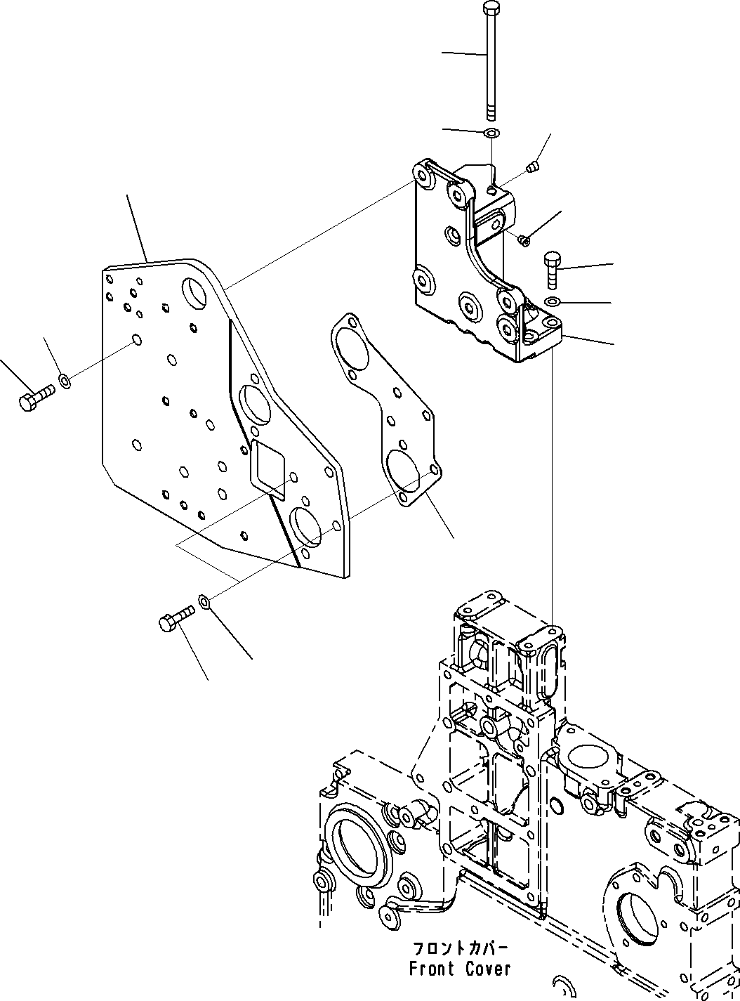 Прокладка 6261-21-3970 KOMATSU