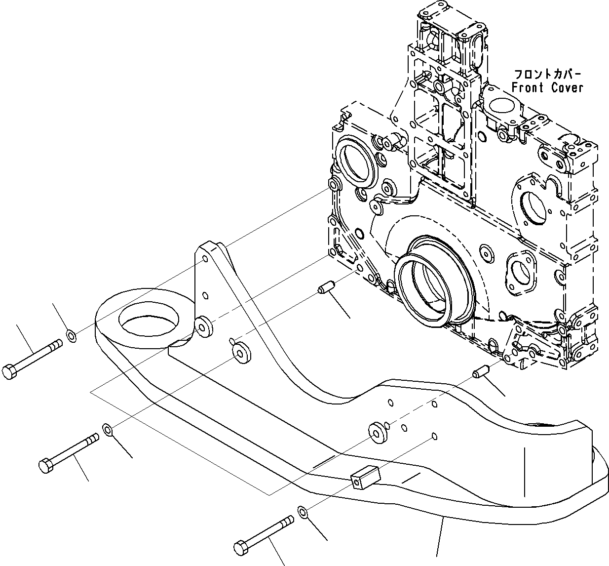 Болт 01011-81245 KOMATSU