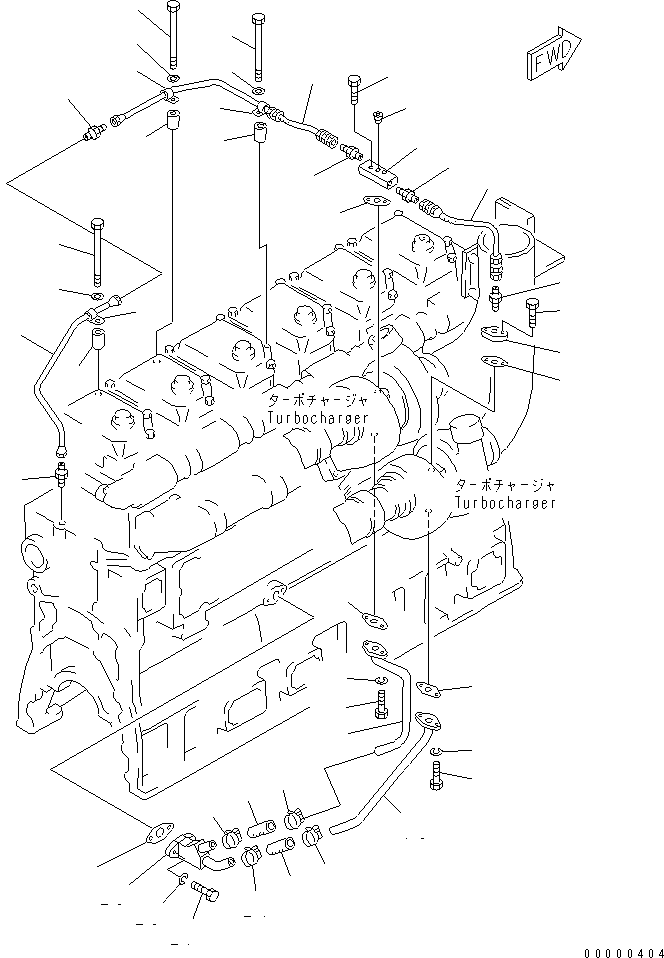 TUBE,DRAIN 6162-53-8810 KOMATSU