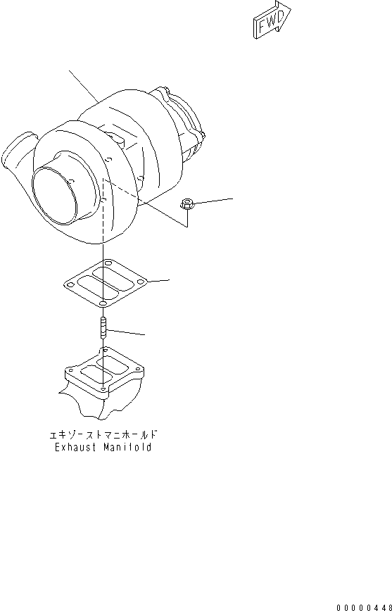 TURBOCHARGER ASS'Y 6742-81-8111 KOMATSU