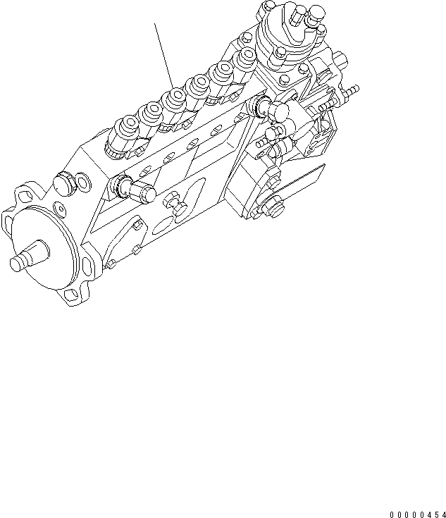 Топливный насос высокого давления в сборе 6742-71-1120 KOMATSU