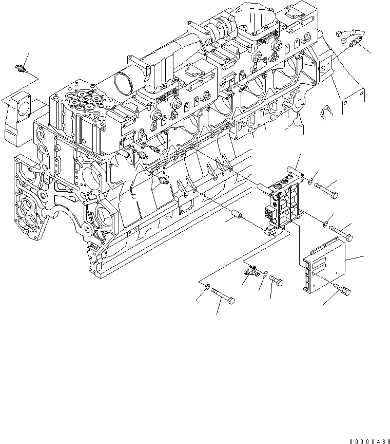 Болт 02010-70425 KOMATSU