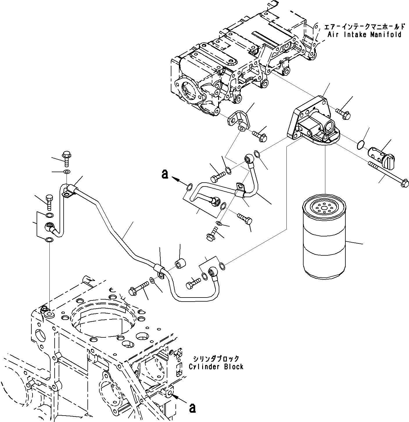 Tube, Inlet 6261-61-8630 KOMATSU