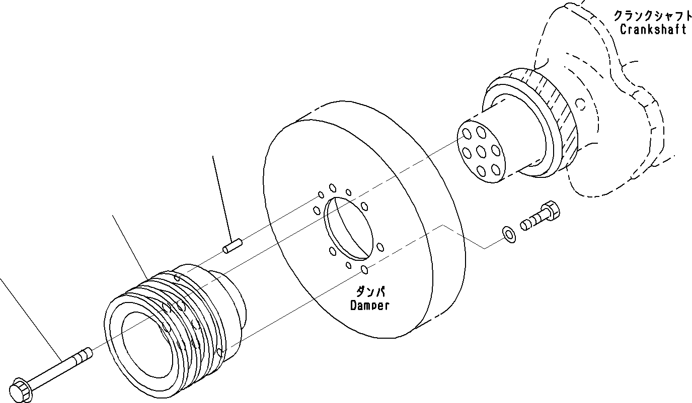 Pulley, Non Hardening 6261-31-1520 KOMATSU