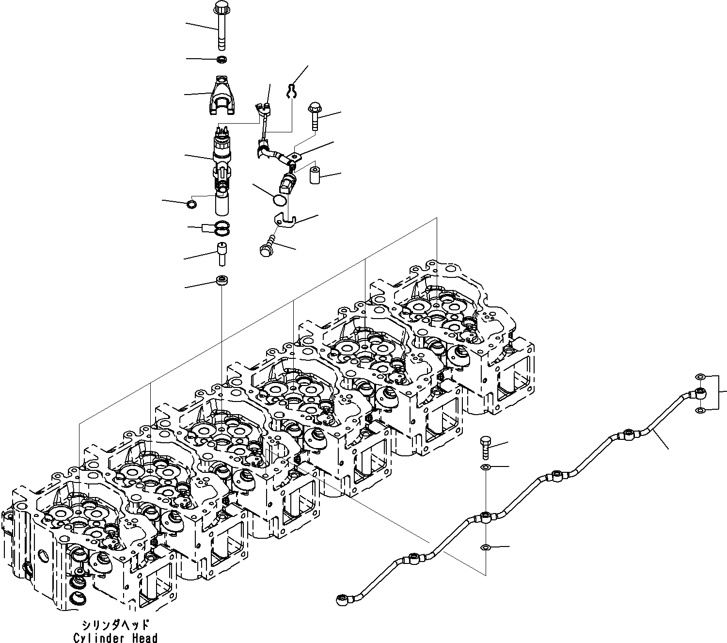 INJECTOR ASS'Y 6261-11-3200 KOMATSU