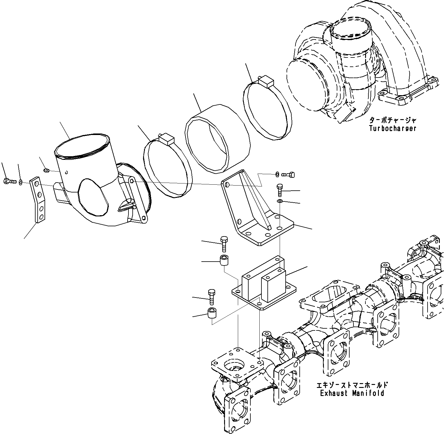 Connector, Air 6261-11-4380 KOMATSU