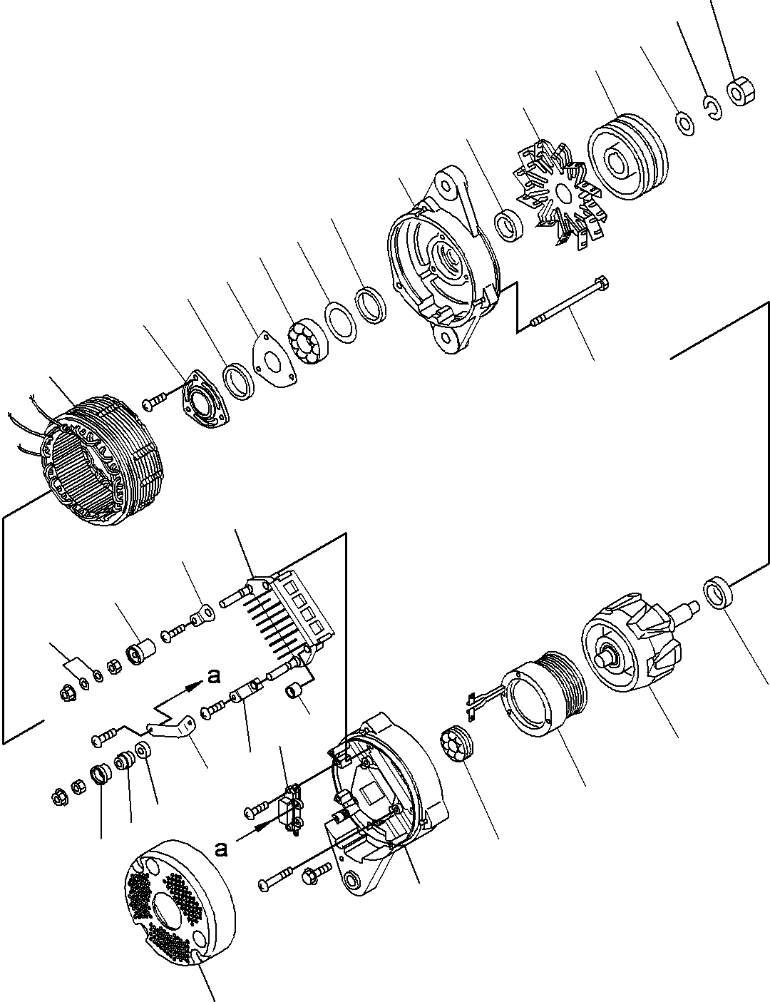 Задний кронштейн в сборе KD0-35700-0920 KOMATSU