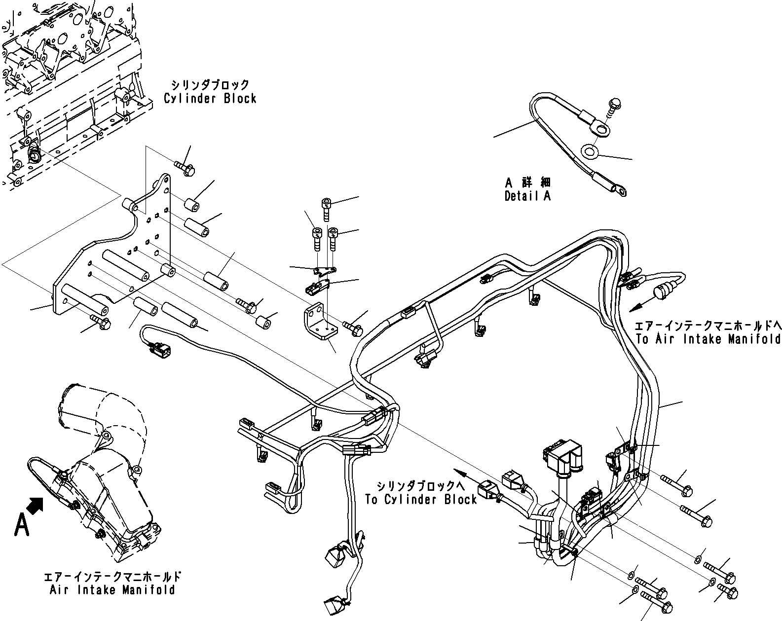 Жгут проводов 6261-81-8580 KOMATSU