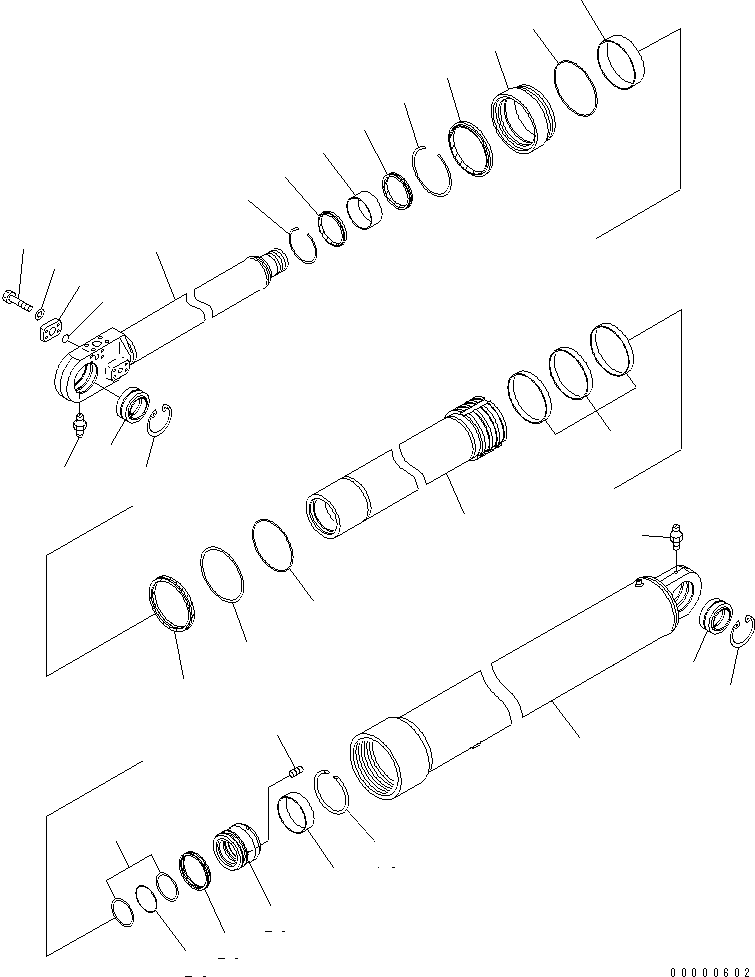 O-ring, (Kit : K22) 07000-55170 KOMATSU