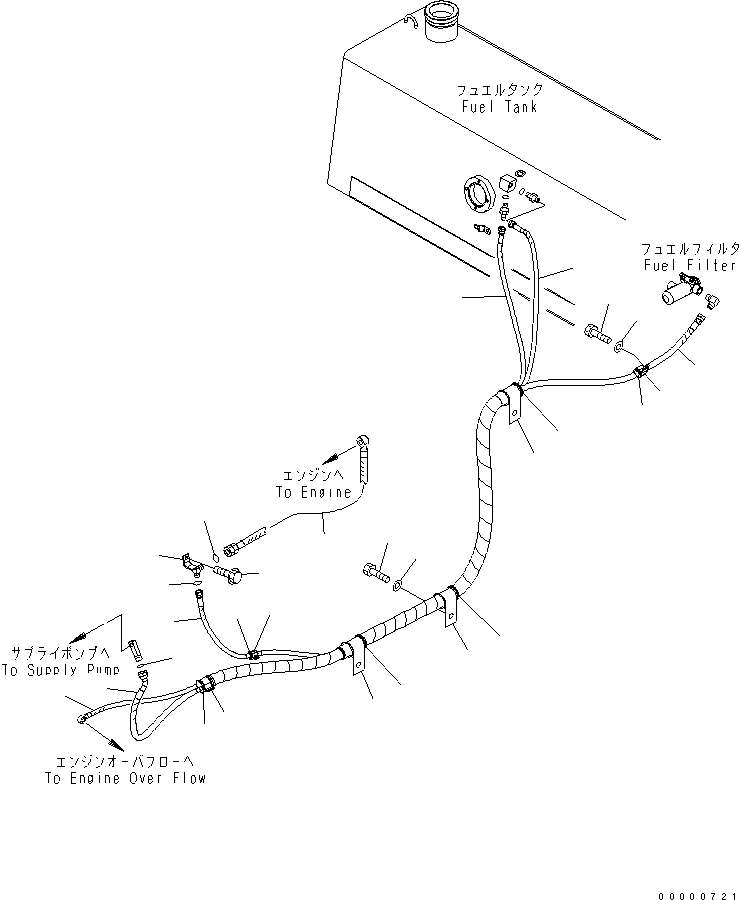 амортизирующая подушка 07095-20420 KOMATSU