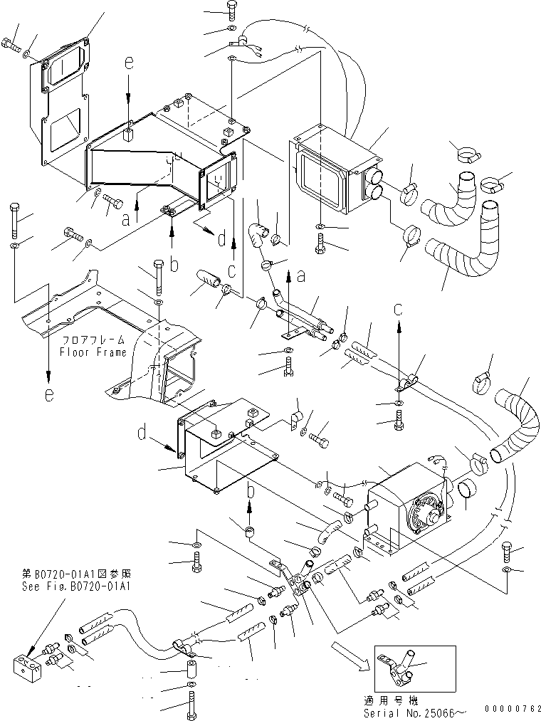 Зажим 08036-91014 KOMATSU